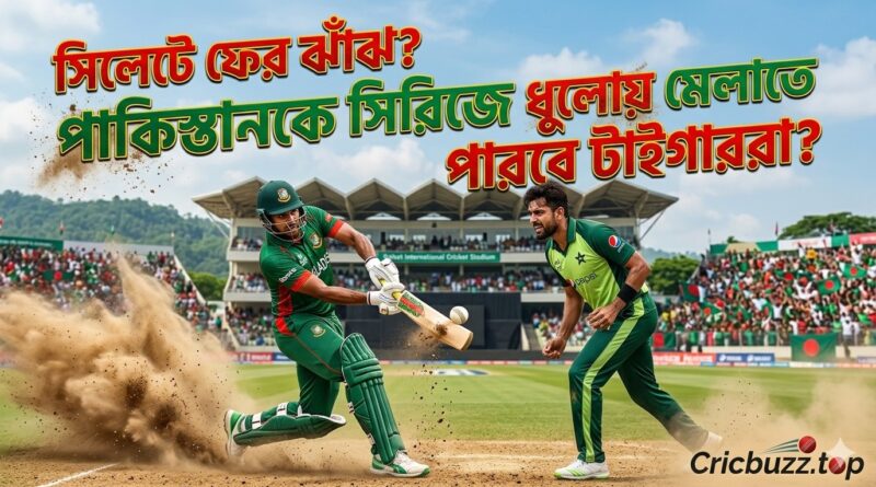 সিলেটে ফের ঝাঁঝ? পাকিস্তানকে সিরিজে ধুলোয় মেলাতে পারবে টাইগাররা?
